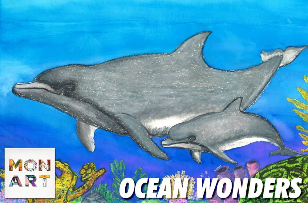Drawing Ocean Wonders 2 - Arts camp for Ages: 6-12 by Monart School of Art