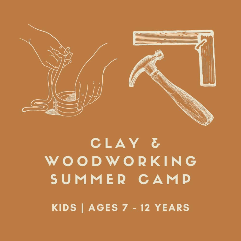 Kids Clay & Woodworking Camp - Arts camp for Ages: 7-12 by San Diego Craft Collective